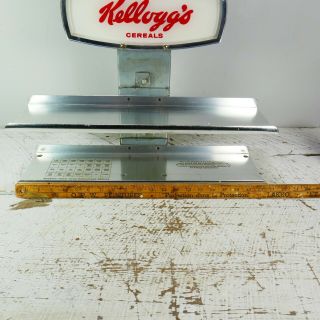 Vintage Kellogg ' s Metal Rack Countertop Display Advertisement retro cereal box 8