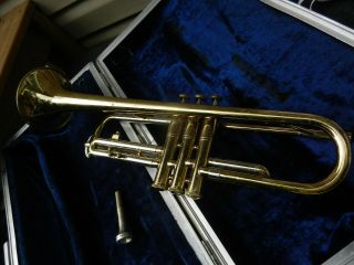 Vintage Reynolds Medalist Trumpet With Case Musical Instrument