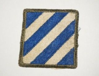 3rd Infantry Division Patch Us Army Wwii P9300