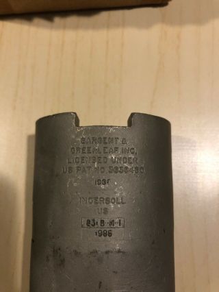 Rare 1988 Sargent & Greenleaf S&G High Security Padlock Model 831B - M1 W/3 keys 2