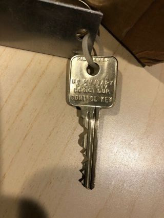 Rare 1988 Sargent & Greenleaf S&G High Security Padlock Model 831B - M1 W/3 keys 6