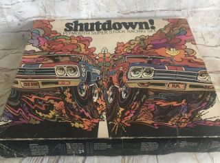 Vintage 1968 Shutdown Promo Set Plymouth Stock Racing Set Road Runner/GTX 12