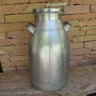 Vintage 40 qt Stainless Steel Milk Can 10 gal Firestone Sani - Brite Lowered Price 3