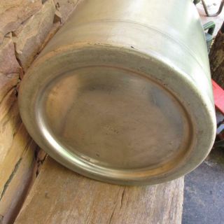 Vintage 40 qt Stainless Steel Milk Can 10 gal Firestone Sani - Brite Lowered Price 8