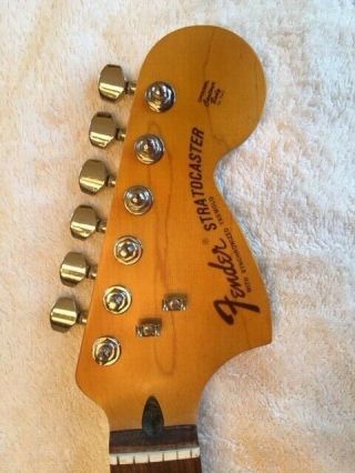 Fender Squier Stratocaster 20th Anniversary Neck Plate Vintage Logo