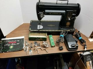 Rare Singer 301 Gear Drive Slant Needle Sewing Machine - Runs Strong.