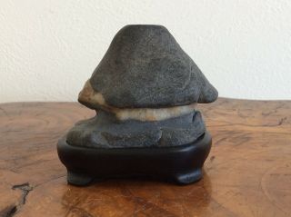 Japanese Vintage Suiseki Bonsai Kuzuya Stone　w 5.  5[cm],  105g