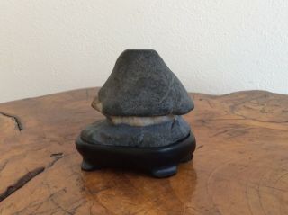 Japanese Vintage Suiseki Bonsai KUZUYA Stone　W 5.  5[cm],  105g 5