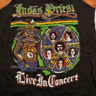 Vintage Judas Priest Tour 1983 T - Shirt Medium Single Stitch Never Worn Screaming 4