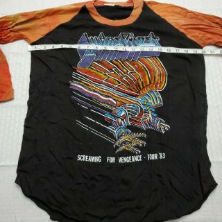 Vintage Judas Priest Tour 1983 T - Shirt Medium Single Stitch Never Worn Screaming 7