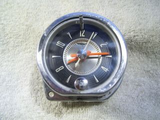 1957 Vintage Ford Thunder Bird Electric Dash Clock In Good.