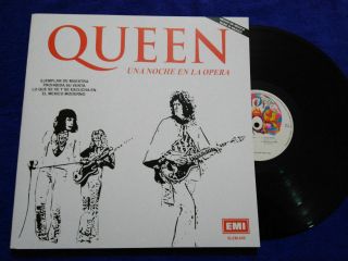Queen ‎–a Night At The Opera Rare 12 " Mexico Promo Lp The Best Of Greatest Hits