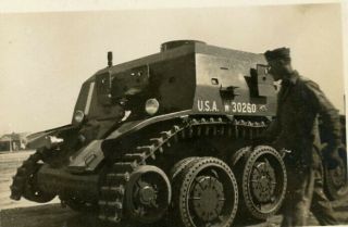 Org Wwii Photo: Rare American M1 Medium Tank