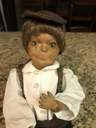 Antique Carved Wooden Jointed Schoenhut Doll Body (modified Face) 3