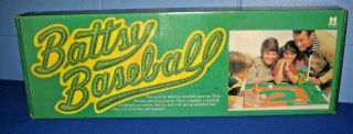 Vintage 1975 Tomy Battsy Baseball Tabletop Board Game