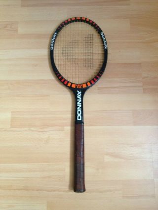 Vintage Bjorn Borg Donnay Pro Tennis Racket Made In Belgium Medium Rare Wooden