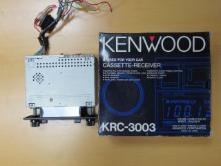 Kenwood Krc - 3003 Highpower Am/fm Cassette Radio Knob (shaft Style) Vintage