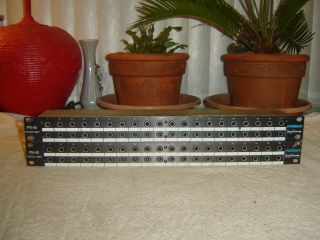 Furman Pb - 40p,  1/4 " In/out Patch Bay,  40 Point,  Vintage Rack,  Pair