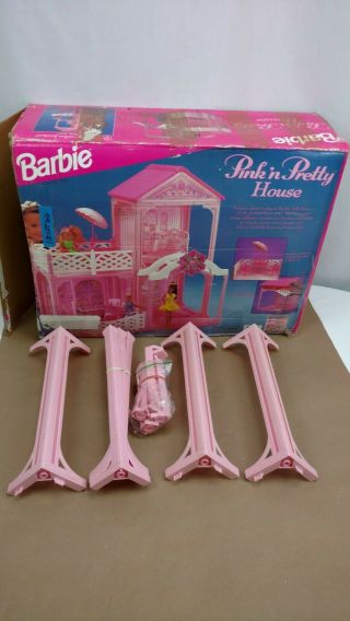 Vintage 1995 Barbie Pink N Pretty House 11418 8