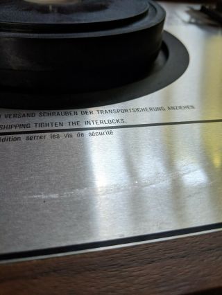 Thorens TD - 165 Turntable / Record Player Vintage 4