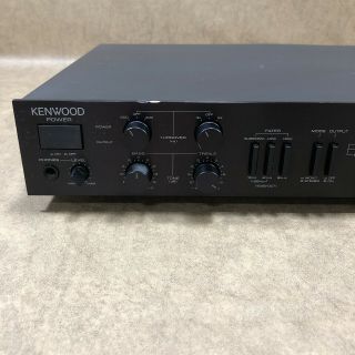 Vintage Kenwood Model Basic C2 Stereo Control Amplifier Black SN 49K50976 2