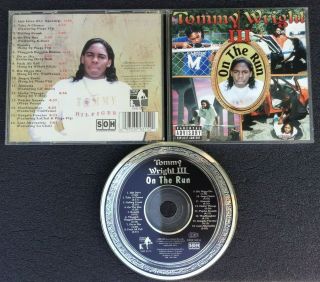 Tommy Wright 3 The 3rd On The Run 1996 Memphis Oop G Funk Cd Og Press Rare Rap