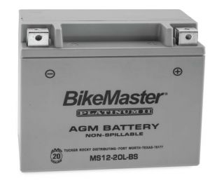 Bikemaster Platinum Ii Battery Harley Softail Dyna Big Dog Sportster 91 - 19