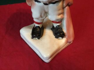 VINTAGE CHIEF WAHOO CLEVELAND INDIANS GOLD TOOTH MASCOT BANK STANFORD POTTERY 6