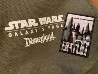 Disneyland Star Wars Galaxy’s Edge Media Event Backpack Batuu Grand Opening RARE 7