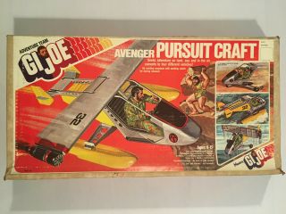 Vintage Hasbro G.  I.  Joe 12 " 1976 Avenger Pursuit Craft 7959302 Box Only