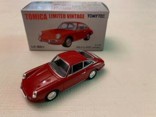 Tomica Limited Vintage Lv - 93a Porsche 912 1965 (red) 1/64