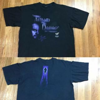 Vintage 90s Wwf Undertaker T Shirt Sz 2xl Double Sided Wrestling Graphic