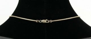 Vintage.  925 Sterling Silver Signed VHC MANY GOATS Heart Brooch Pin Necklace 23g 5