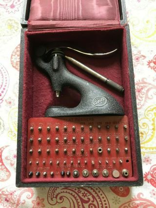 Vintage Seitz Watchmaker Jeweling Tool