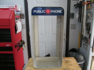 Vintage Bell Systems Payphone Coin Telephone Phone Booth L31 Lighted Enclosure