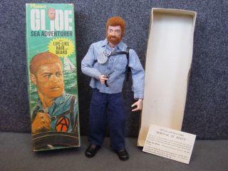 Gi Joe Vintage Sea Adventurer In The Box With Dog Tag,  Early Outfit 1970?