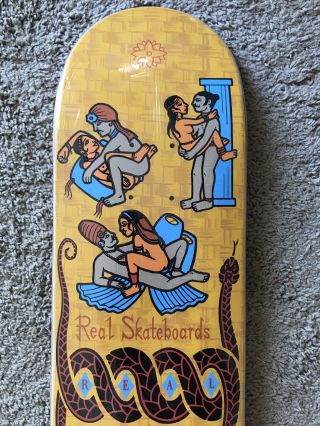 1996 Matt Field Real Skateboard Deck Rare NOS In Shrink Vintage 3