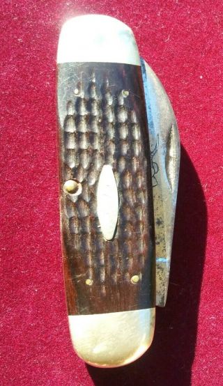 Vintage Case Xx 6250 Elephant Toe 2 Blade Pocketknife