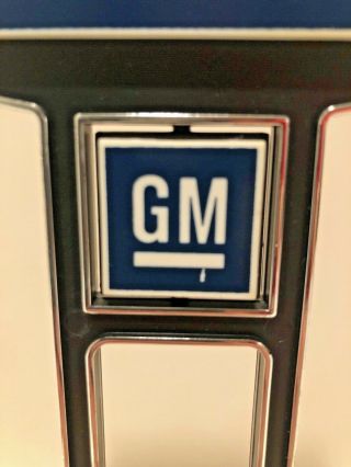Vintage GM sign,  Cadillac Salesmans desk sign two sided 6