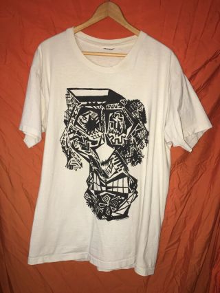 Vintage Red Hot Chili Peppers Tribal Skull Concert 1992 Tour T - Shirt - Men’s