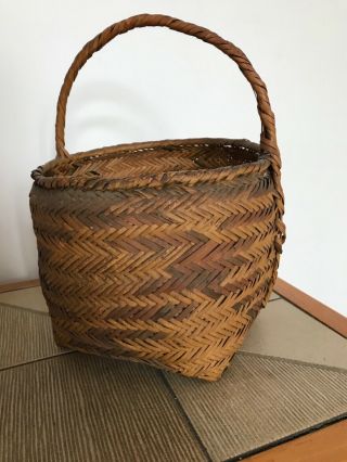 Large Vintage Antique Native American Indian Choctaw Basket