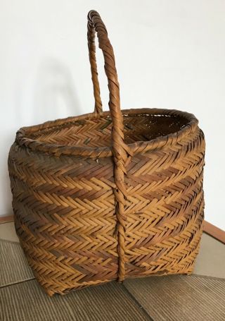 Large Vintage Antique Native American Indian Choctaw Basket 2