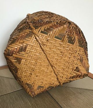 Large Vintage Antique Native American Indian Choctaw Basket 5