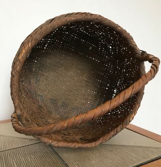 Large Vintage Antique Native American Indian Choctaw Basket 7