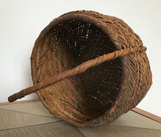 Large Vintage Antique Native American Indian Choctaw Basket 8