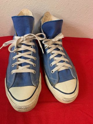 Vintage 70s 80s Converse Chuck Taylor All Star High Top Sz10 Usa