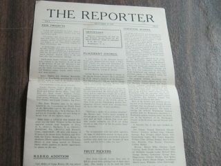 The Reporter.  November 15,  1942.  World War 2 Conscientious Objector Newsletter