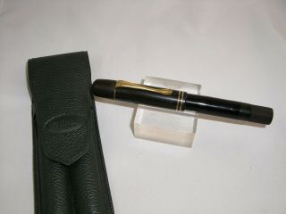 Rare Pelikan 100 Black Fountain Pen With Palladium Nib 1938 - 40 