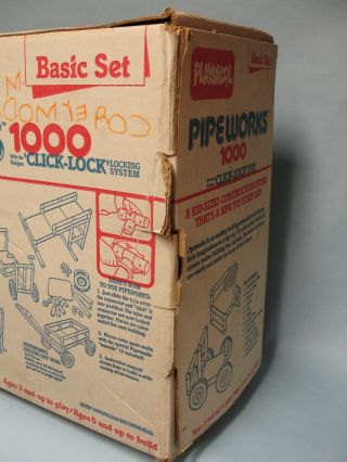 VINTAGE PLAYSKOOL PIPEWORKS 1000 BASIC SET 1980’S NEAR COMPLETE 11