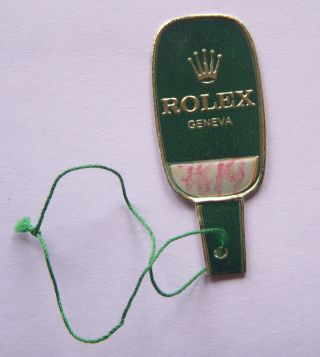 Vintage Rolex Label Hang Tag From 60 